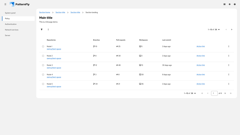Toolbar pagination management on mobile screenshot