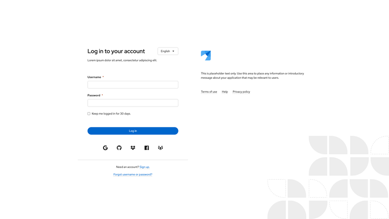 With language selector screenshot